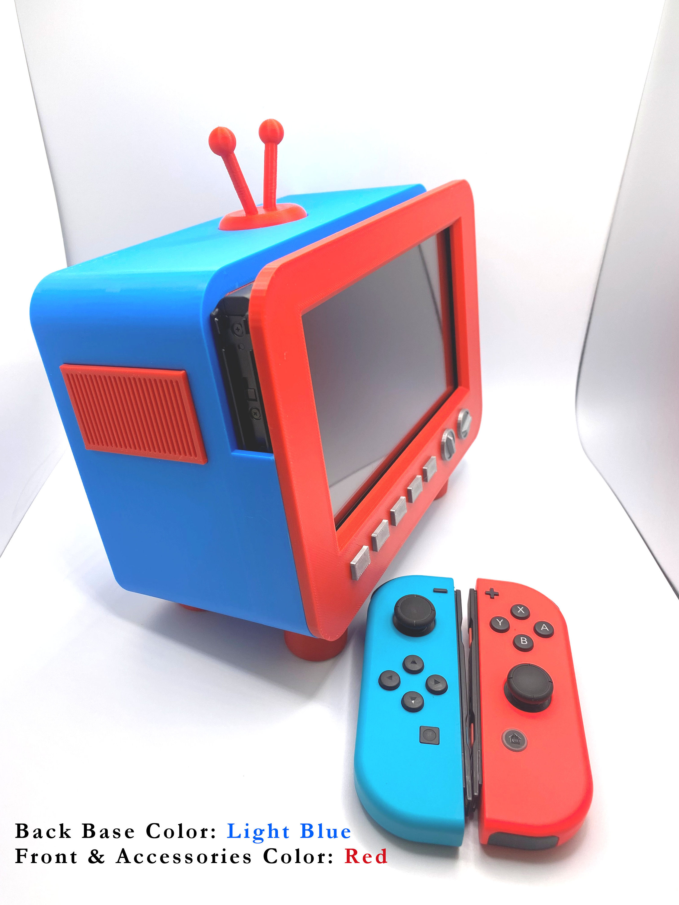 Mini TV Display for Original Nintendo Switch, Play Your Switch Games With  This Retro Classic Mini TV Display 