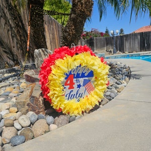 4th of July Drum style Hand Crafted Pinata