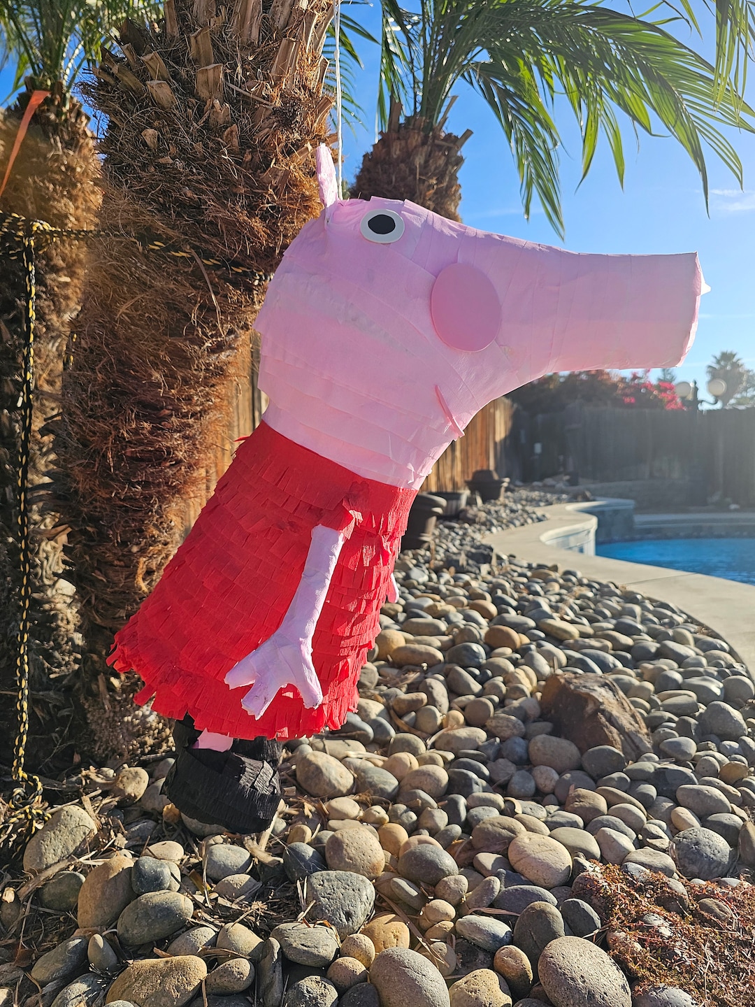 Peppa Pig Like Hand Crafted Pinata - Etsy