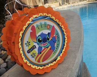 Lilo & Stitch Drum style Hand Crafted Pinata