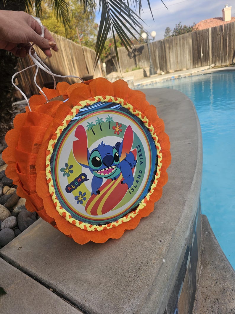 Lilo & Stitch Drum Style Hand Crafted Pinata - Etsy