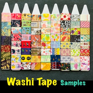 Opbergtas met Mystery Washi Tape-monsters (set van 10 tags)