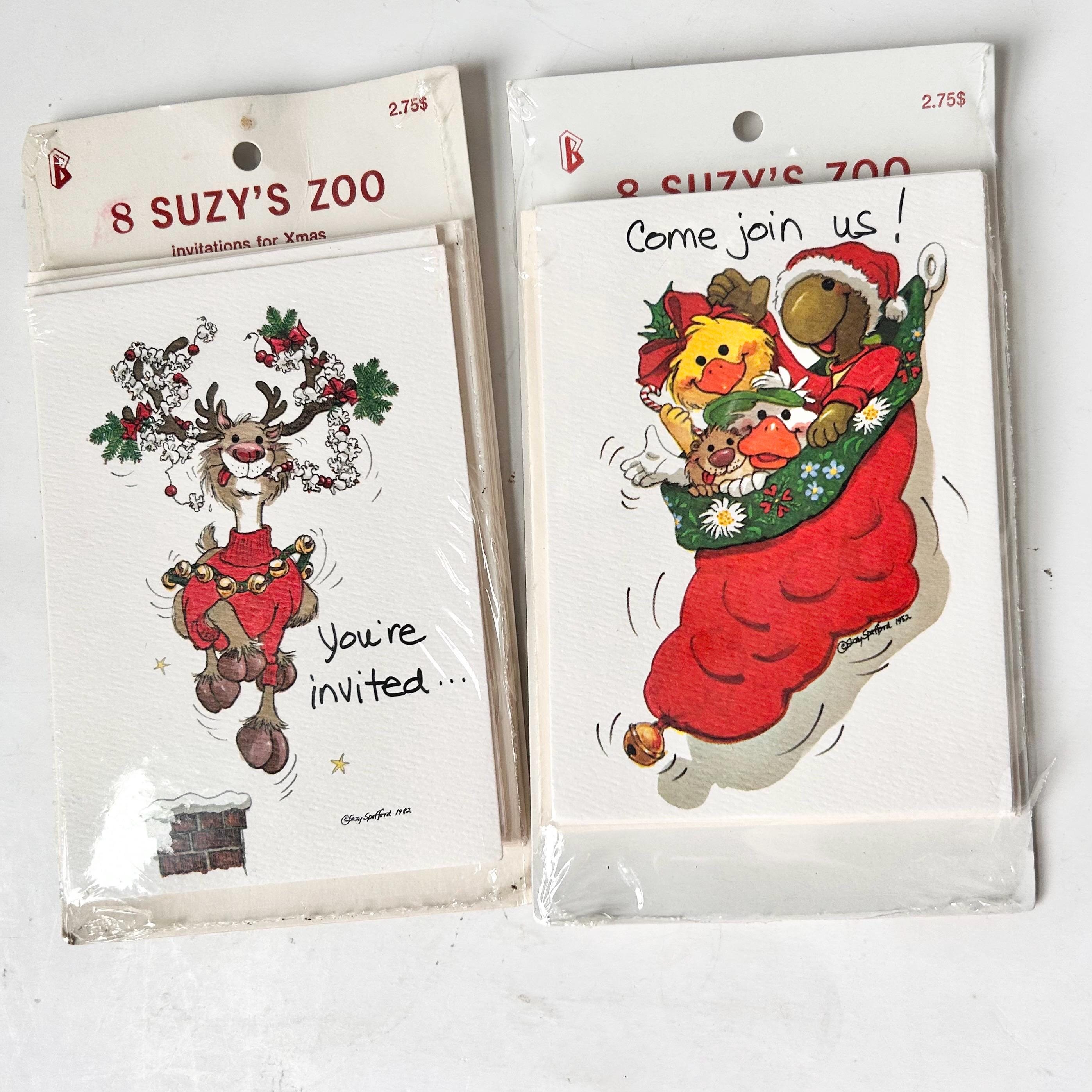 Suzy’s Zoo Sealed Invitations Christmas Party 2 packs