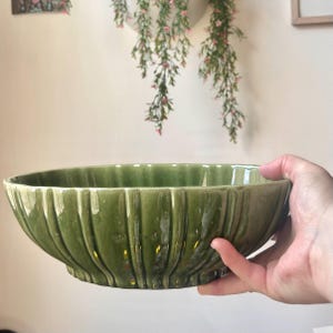 Vintage Haeger USA Ribbed Pottery Planter 4020-C