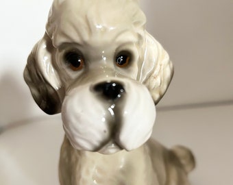 Vintage Poodle Figurine Ceramic Made in Japan