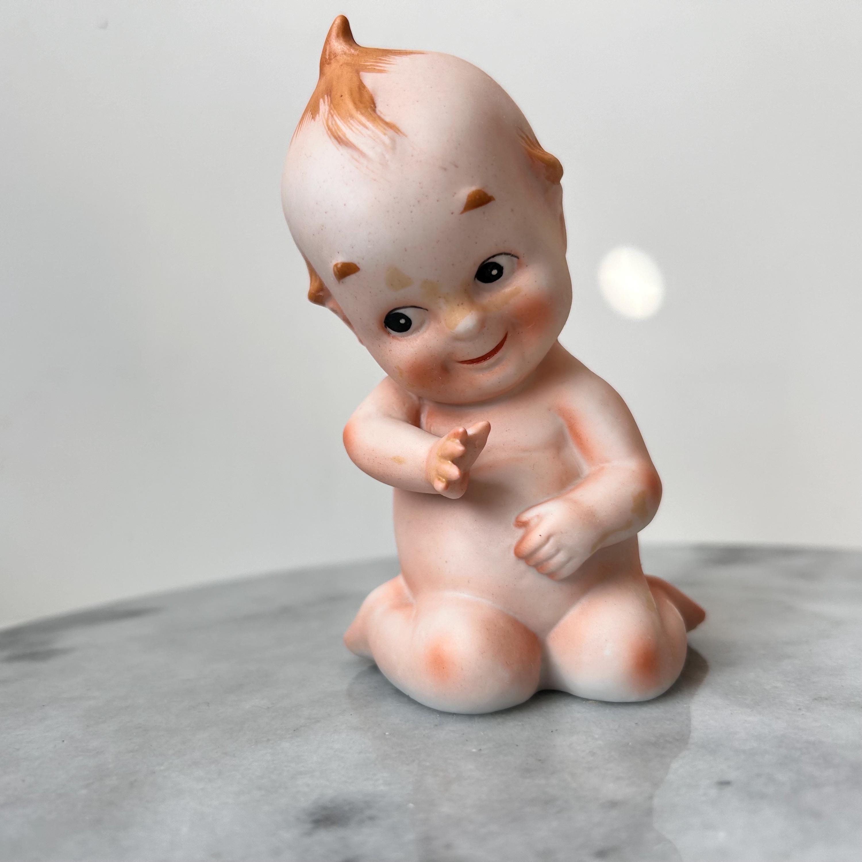 キューピーちゃんの陶器 の置物 日本製陶器製キューピー置物 - Etsy 日本