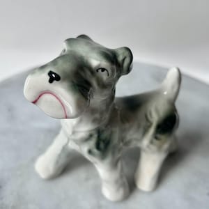 Vintage Porcelain Terrier Dog Figurine