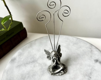 Pewter Fairy Photo Holder Whimsigoth