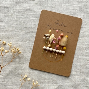 Karte Gute Besserung | Genesungskarte | Gute Besserung Blumen | Trockenblumen Karte | Genesungsgeschenk | Grußkarte Krankheit |Gesund werden