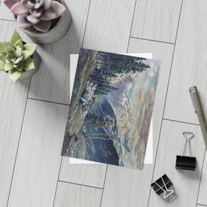 White River Canyon - Postcard | Landscape Postcard, Nature Art Prints, Perfect for Any Occasion, Pacific Northwest Art, Karl E Odegaard