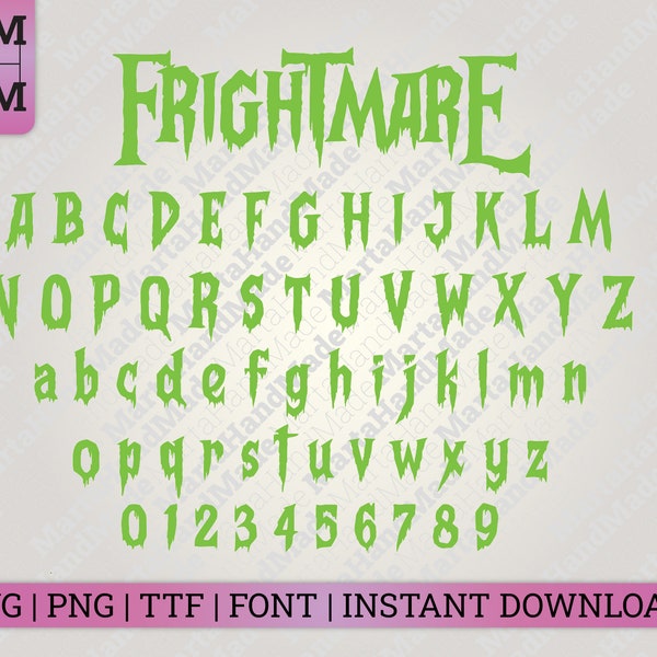 Halloween font, Scary font, SPOOKY Font, Horror Font, Cricut font, Instant Download, Script font, spider font, serif, alphabet font, modern