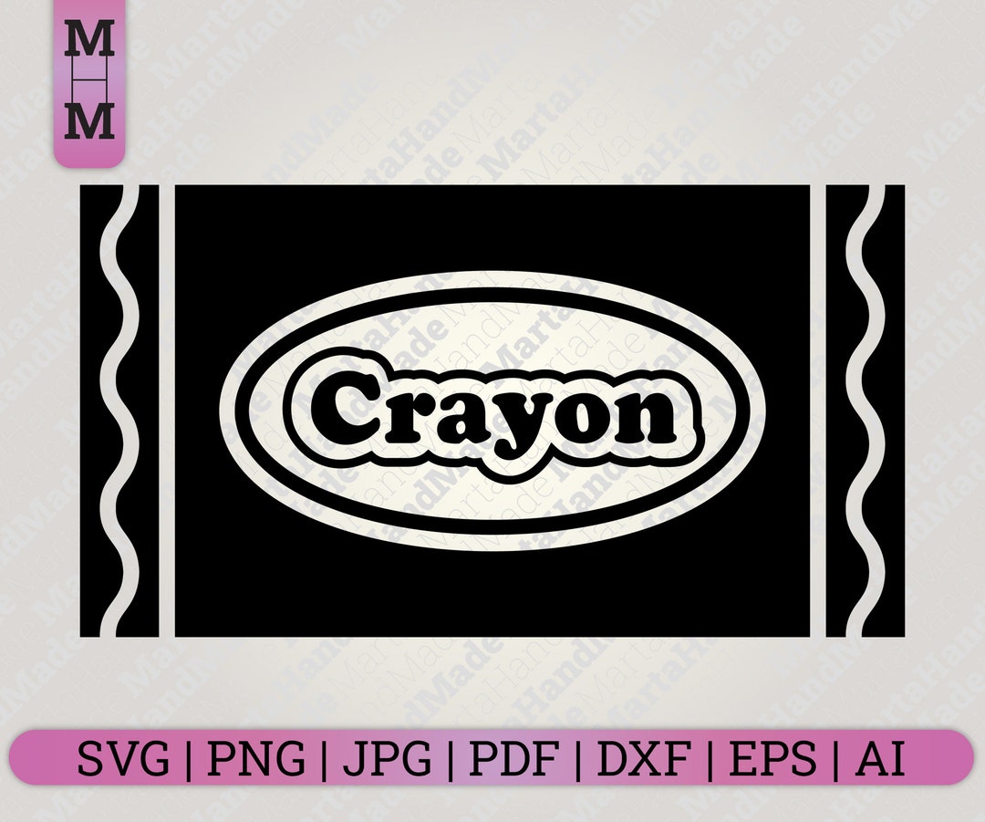 Crayon Svg Crayon Wrapper Svg Crayon Costume Svg Halloween Etsy UK