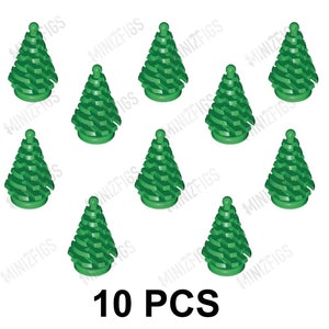 LEGO® Set of 20 Leaves Stems Palm Leaves Tree Pine Tree Shrub Plants  Landscape Parts Accessories for Your Minifigure 