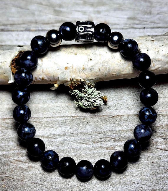 Magickal ~ Mystic Merlinite,  Indigo Gabbro ~  Bracelet