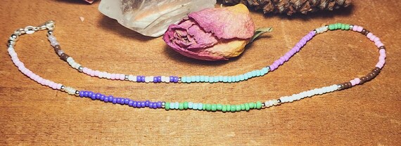 Summer Fun - Pearl and Czech Seed Bead  -  Necklace