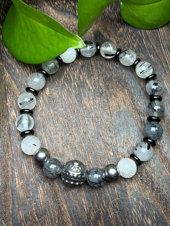 Talisman - Black Rutilated Quartz ~ Bracelet
