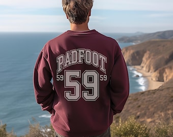 Vintage Padfoot Crewneck Sweatshirt Sirius Black Shirt Bookish gift Sweater Remus Lupin Pullover Wizard Merch ATYD Moony marauders