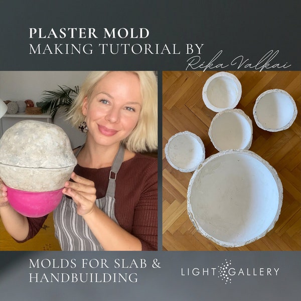 Plaster mold making tutorial video. Mold for slab-built ceramics. DIY Craft.