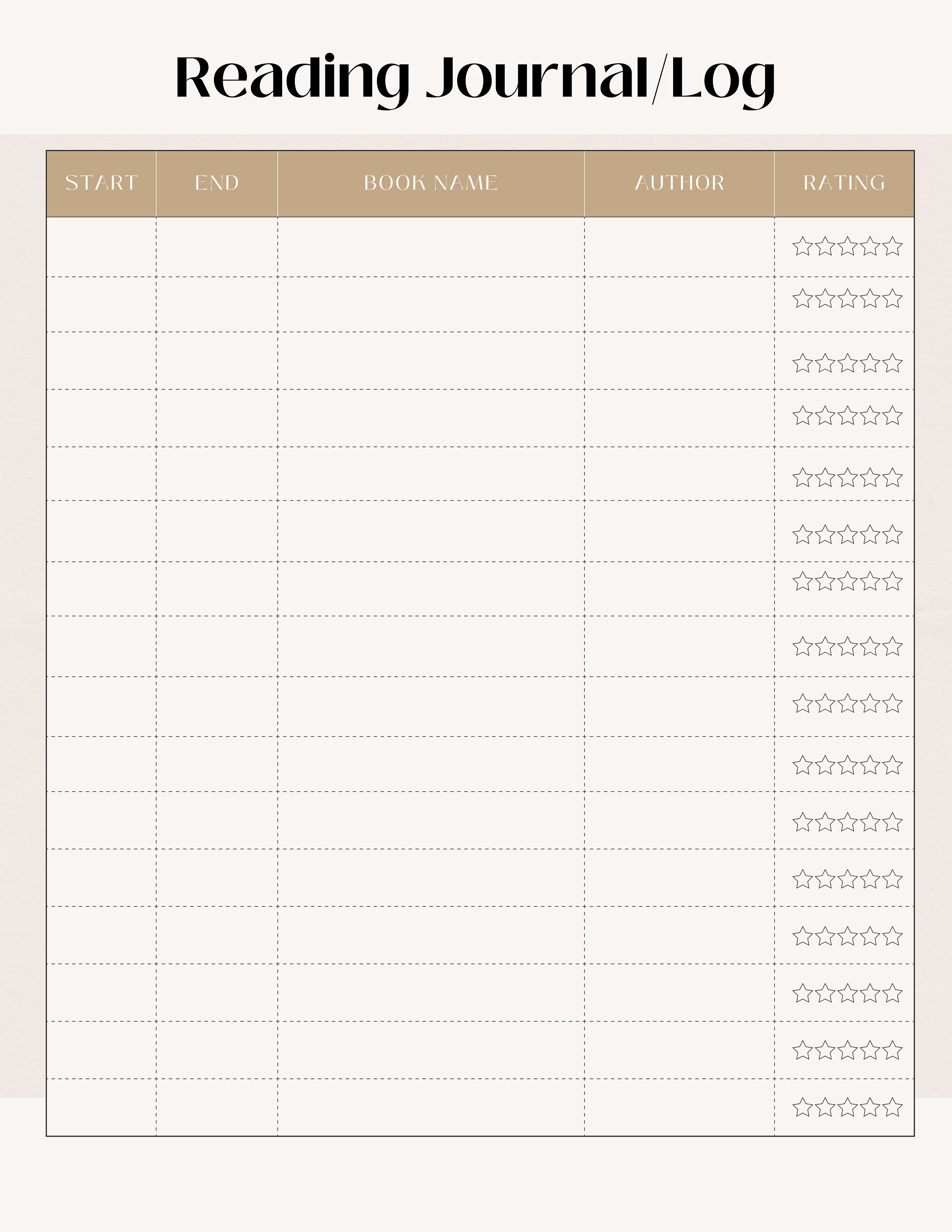 Simple Reading Log Tracker: Aesthetic Clean Design for Book Lovers,a4 ...