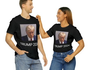 Trump 2024 mug shot t-shirt unisex