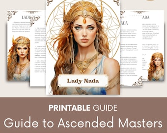 Lady Nada: Guide to Ascended Masters, Spiritual Guidance, Hindu gods, Spirituality Books, Spiritual Awakening, Enlightenment