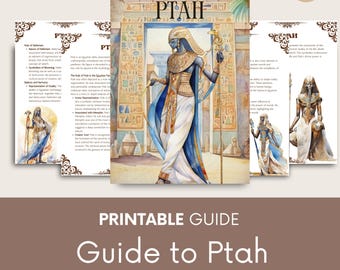 Ptah Guide, Egyptian God, Ancient Mythology (PDF)