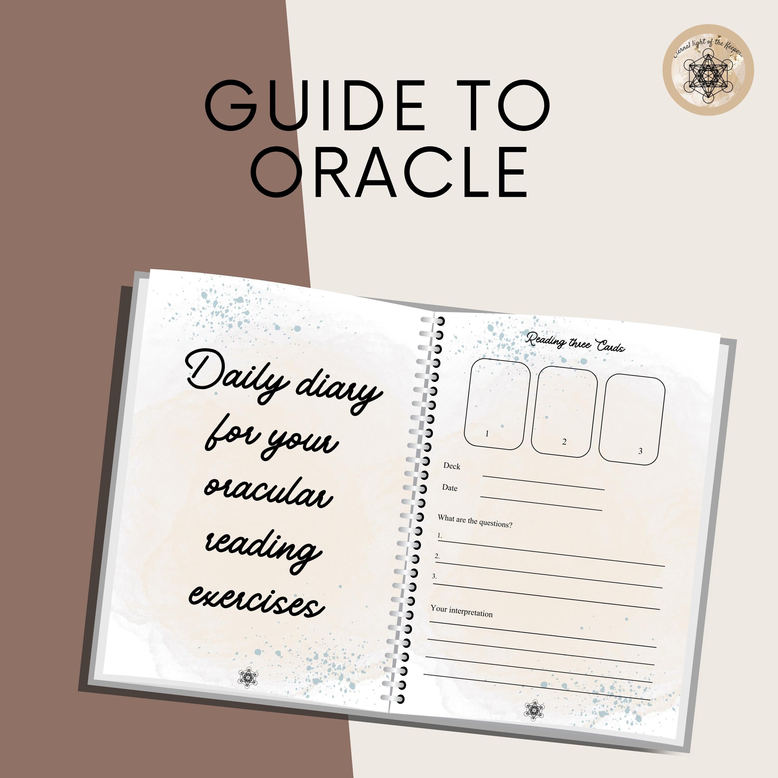 Printable Oracle Guide Comprehensive Guidebook for Card Readings, Ideal ...