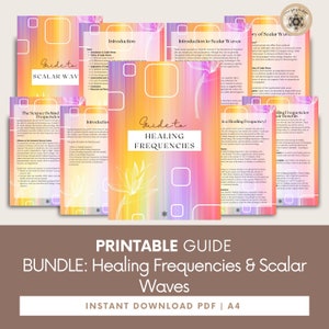 BUNDLE: Healing Frequencies & Scalar Waves Guide, Meditation Frequency, Spiritual Healing, Spell Book, Energy Healing.