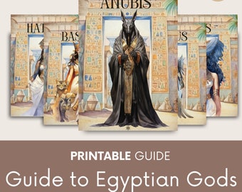 Egyptian Gods Guide, Ancient Mythology Pages (PDF).