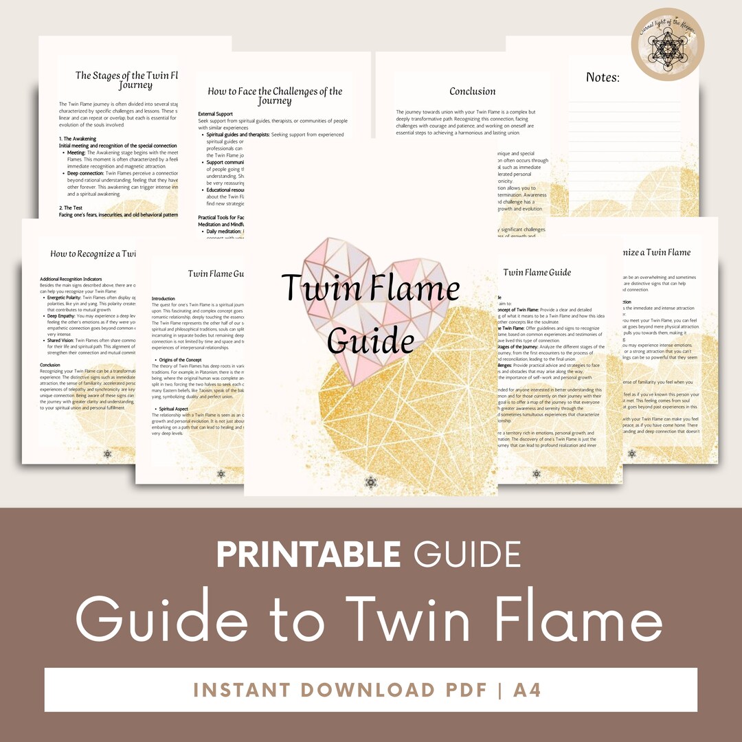 Twin Flame Guide – Understanding Your Journey (digital Download). - Etsy