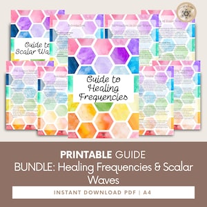 BUNDLE: Healing Frequencies & Scalar Waves Guide, Meditation Frequency, Spiritual Healing, Spell Book, Energy Healing.