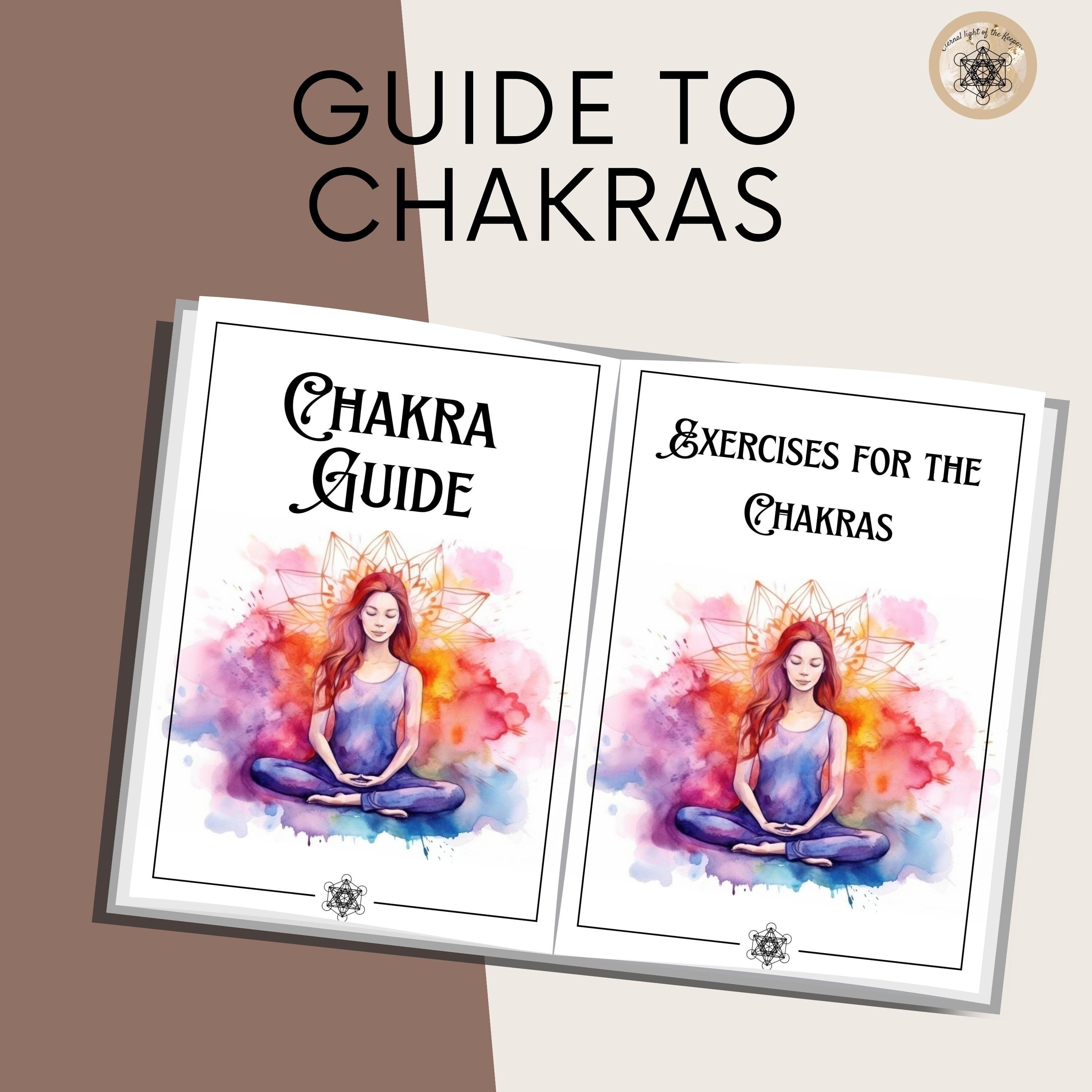Printable Chakra Guide Detailed PDF A4 Guide for Seven Chakras, Balance ...