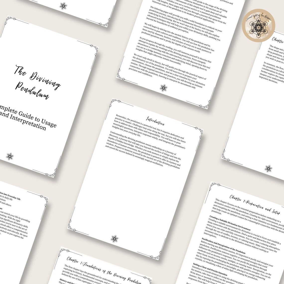 Printable Guide to Pendulum - Pendulum PDF Download for Intuition ...