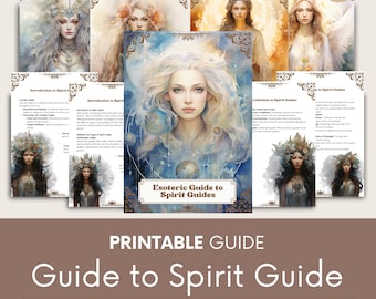 Printable Spirit Guide Journal, Animal & Ancestral Guides (Digital Download)