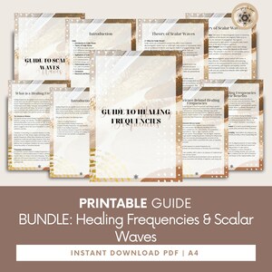 BUNDLE: Healing Frequencies & Scalar Waves Guide, Meditation Frequency, Spiritual Healing, Spell Book, Energy Healing.