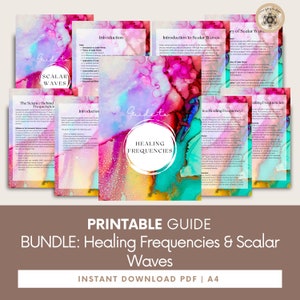 BUNDLE: Healing Frequencies & Scalar Waves Guide, Meditation Frequency, Spiritual Healing, Spell Book, Energy Healing.