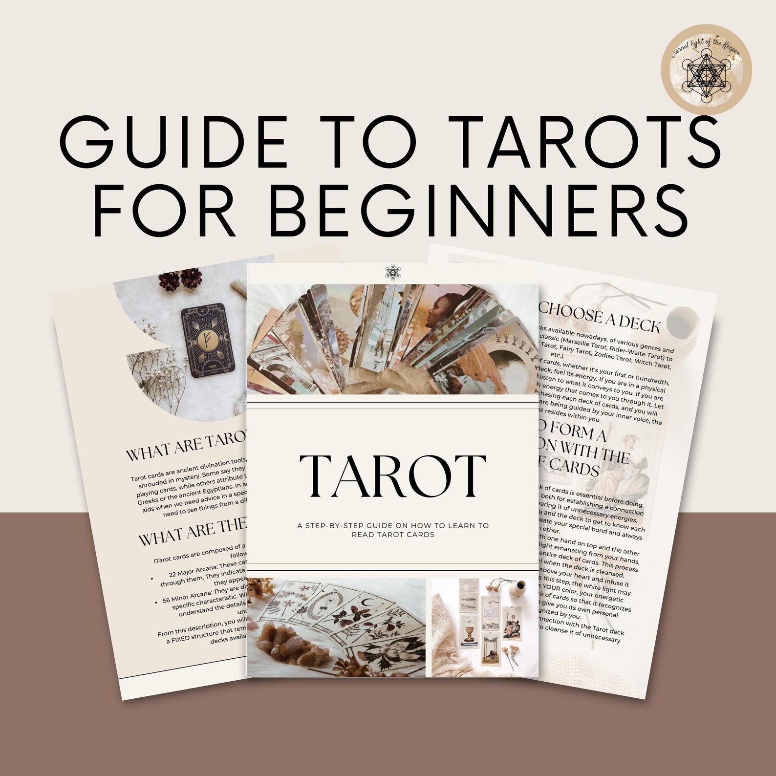 Printable Tarots for Beginners Guide Comprehensive A4 PDF - Etsy