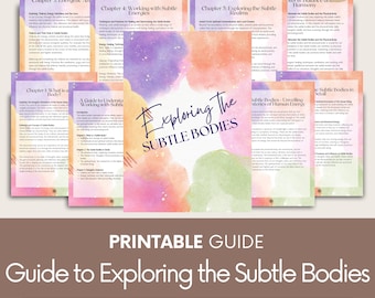 Subtle Body Guide, Aura & Energy Healing (Digital PDF)