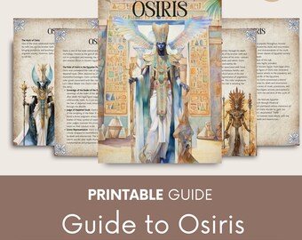 Osiris Guide, Egyptian God, Ancient Mythology (PDF).