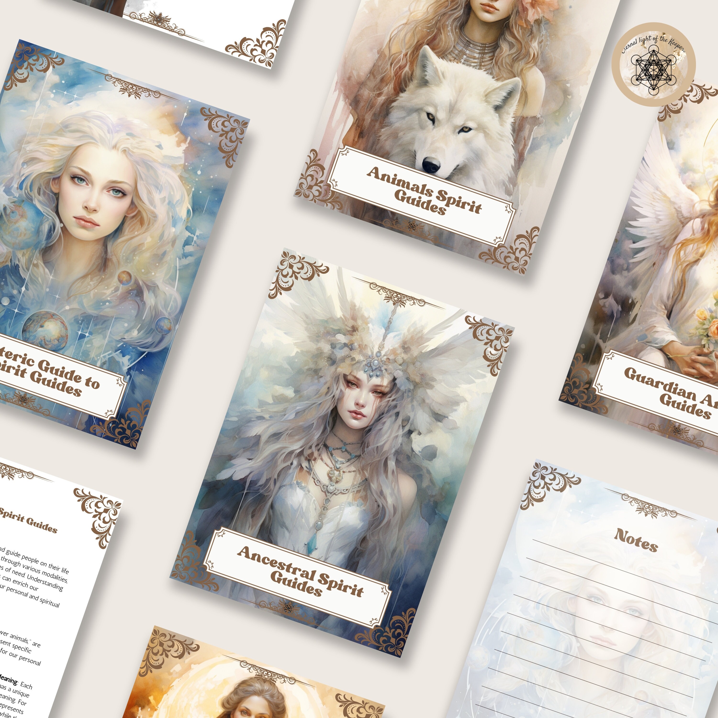 Printable Spirit Guide Journal, Animal & Ancestral Guides (digital ...