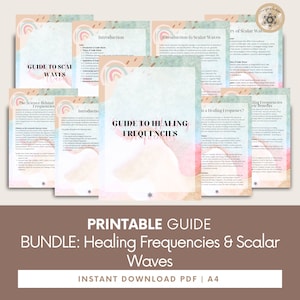 BUNDLE: Healing Frequencies & Scalar Waves Guide, Meditation Frequency, Spiritual Healing, Spell Book, Energy Healing.