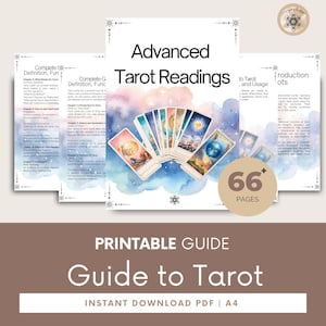 Druckbarer Tarot-Leitfaden - Engaging PDF-Leitfaden zum Tarot-Kartenlesen, Leitfaden zum Erlernen des Tarot, perfekt zur Verbesserung der Kartenlesefähigkeiten