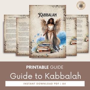 Guide imprimable de la Kabbale - Arbre de vie, croissance spirituelle (PDF A4).