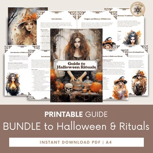 Halloween & Rituals Guide Bundle, Halloween, Samhain Rituals, Spell Book, Wiccan, Halloween Witchcraft, Perfect for Pagans and BOS