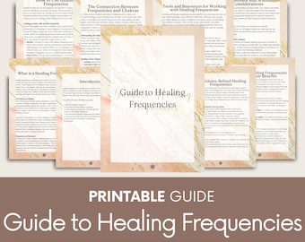 Gids voor helingsfrequenties, spirituele meditatie (digitale download)