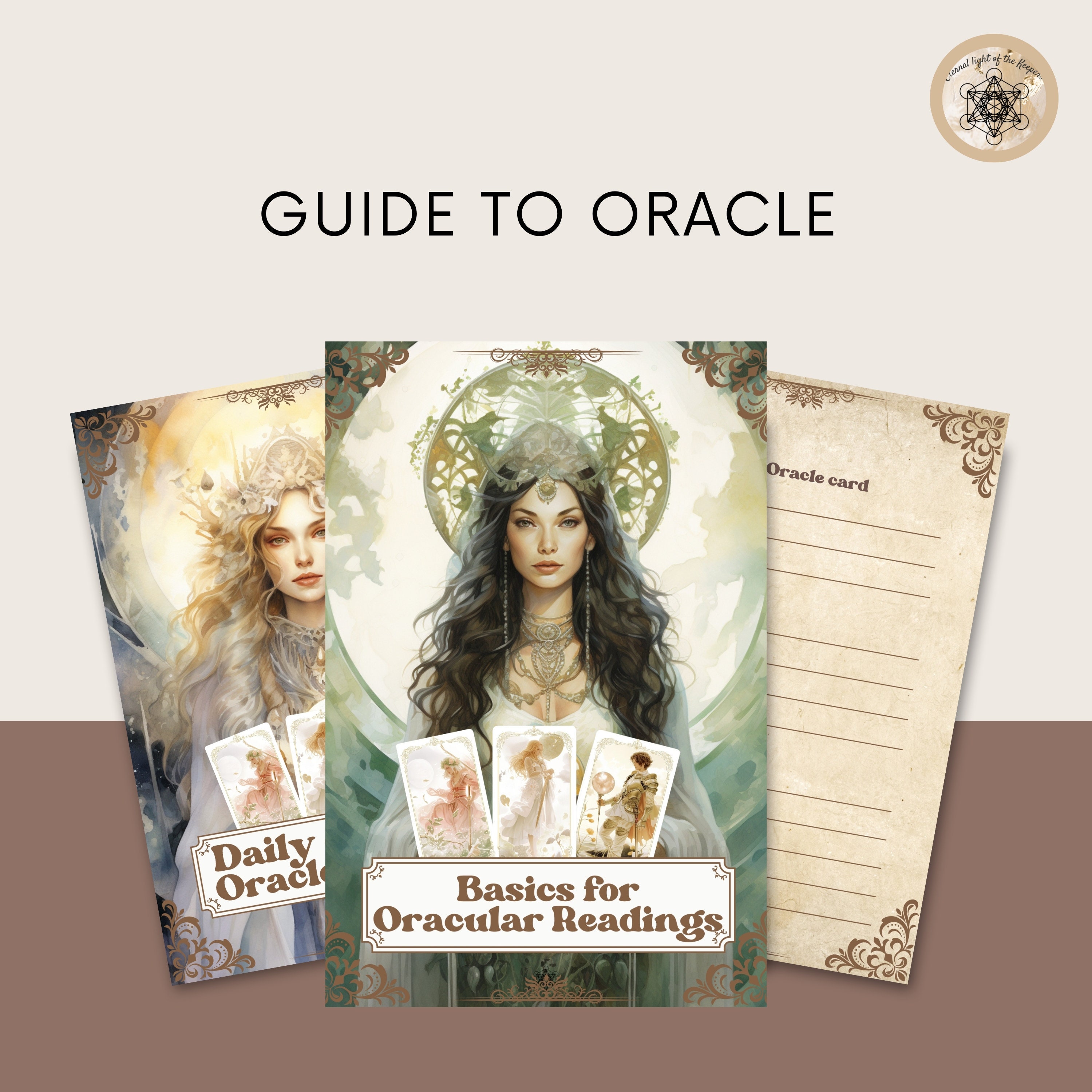 Printable Oracle Card Reading Guide – Basic Layouts (digital Download ...