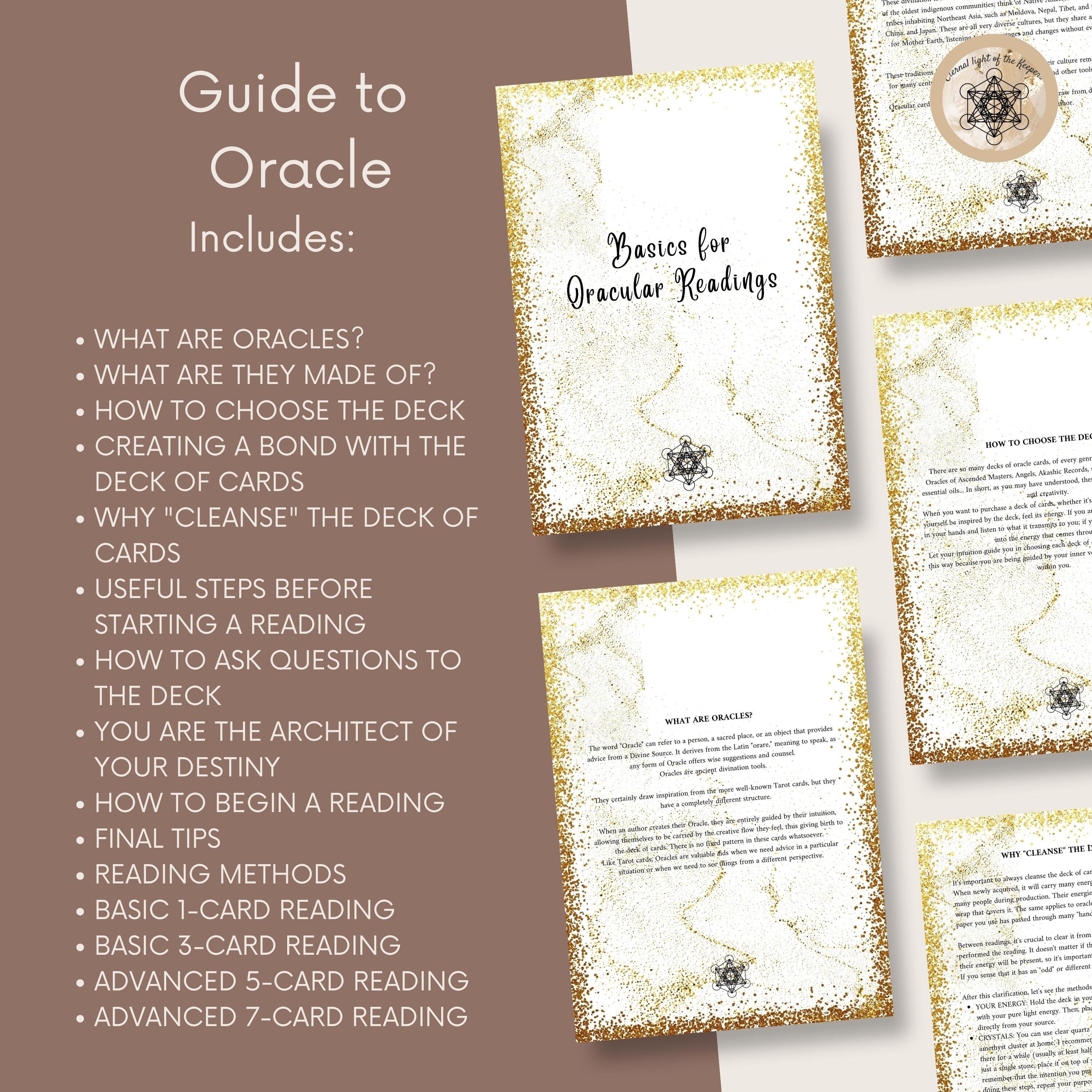 Printable Oracle Guide Comprehensive Guidebook for Card - Etsy