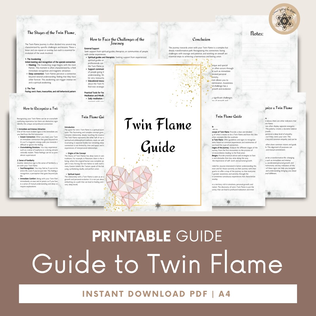 Twin Flame Guide – Twin Soul Journey (digital Download). - Etsy