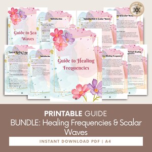 BUNDLE: Healing Frequencies & Scalar Waves Guide, Meditation Frequency, Spiritual Healing, Spell Book, Energy Healing.