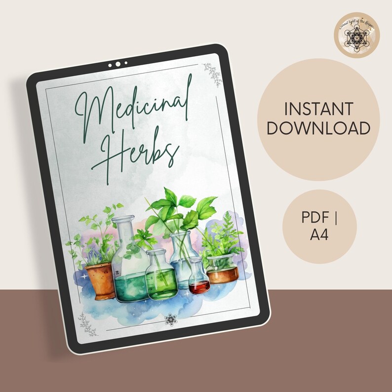 Printable Herbal Medicine Guide: A4 PDF on Medicinal Herbs, Herbal ...